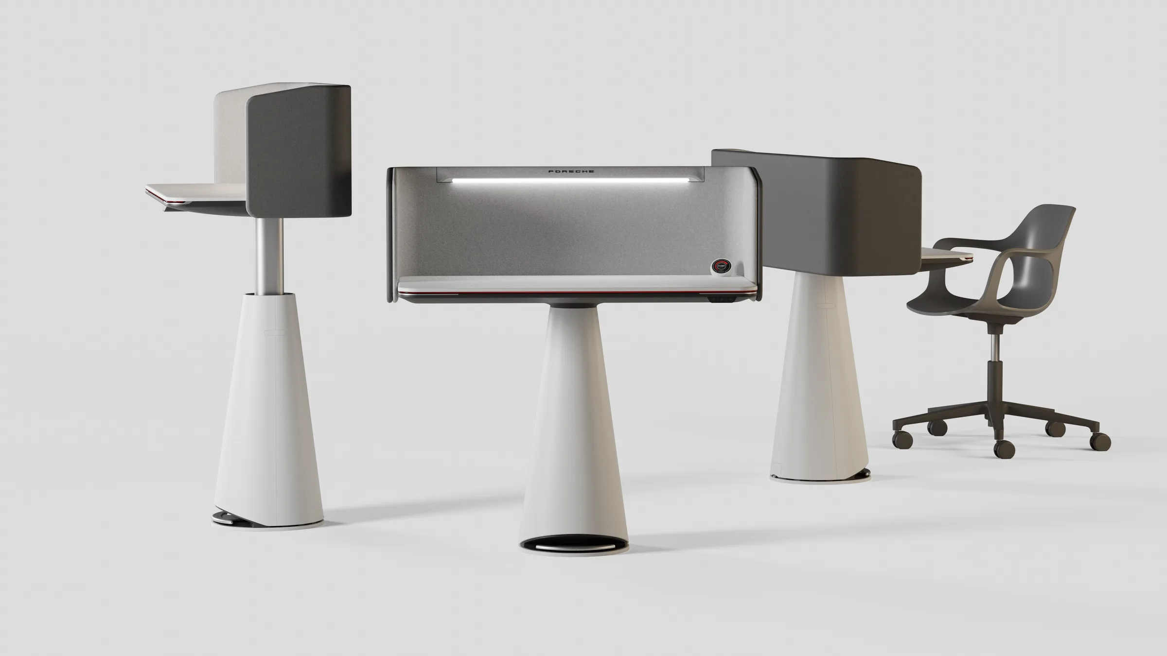 Porsche Desk 0016 — 분위기 렌더링