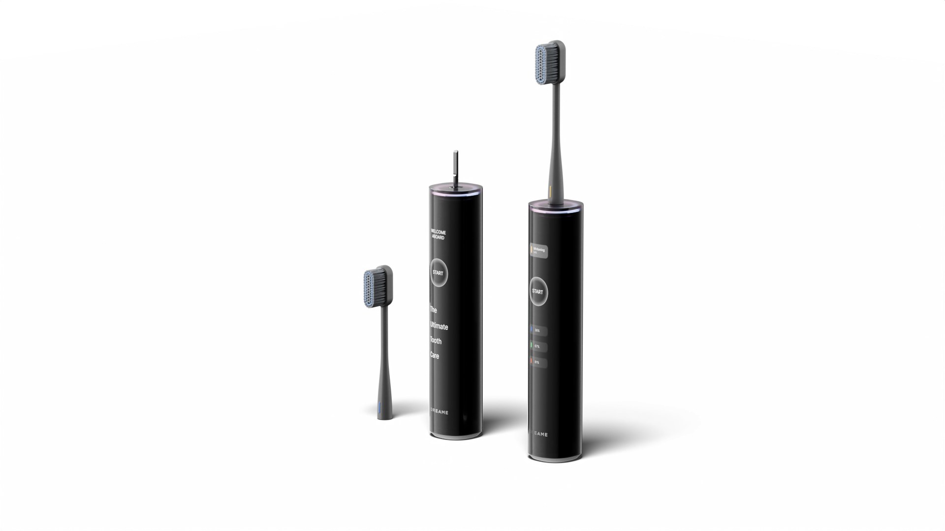 Ring — 본체와 브러시 헤드